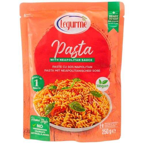 Pasta en Salsa Napolitana LEGURME Doypack 250g