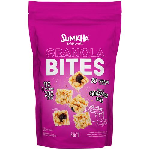Granola Bites SUMKHA Cinnamon Roll Doypack 100g