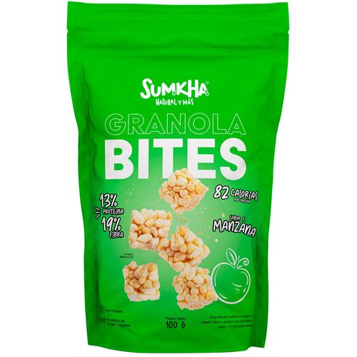 Granola Bites SUMKHA Manzana Doypack 100g