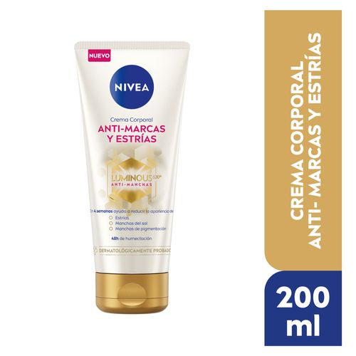 Crema Corporal NIVEA Luminous 630 Anti Manchas Tubo 200ml