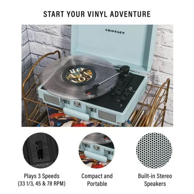 Tocadiscos-Long-Play-Vinilo-Cruiser-Plus-Crosley---Celeste