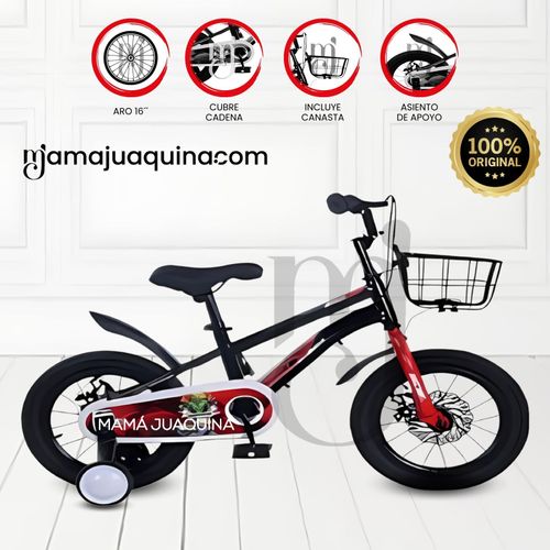 Bicicleta Para Niño «RUSH DK» Aro 16 Rojo - copy