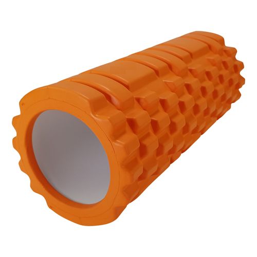 Rodillo Foam Roller 45 Cm Pilates Masaje Estimulacion Naranja