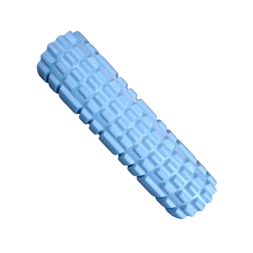 Rodillo Foam Roller 45 Cm Pilates Masaje Estimulacion Celeste