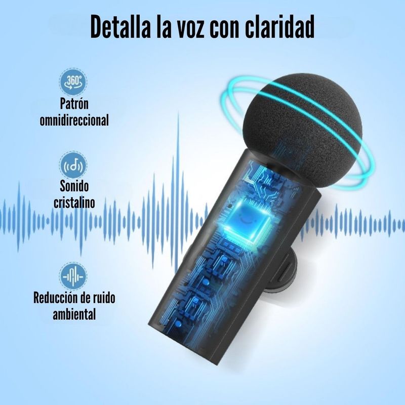 Fifine---Microfono-Lavalier-M8-Wireless-para-Android-y-iPhone