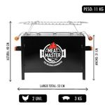 Caja-China-Meat-Master-Black-Chica---Parrilla-de-Varillas-Inoxidable