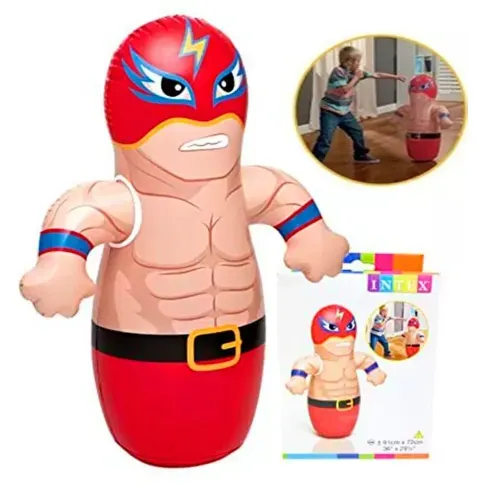 Porfiado Boxeador Inflable Rojo