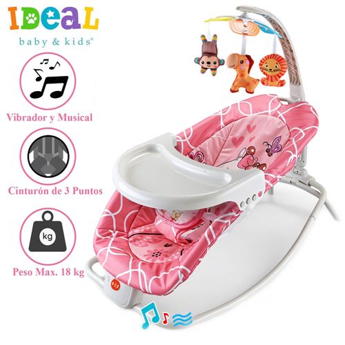Silla Ideal Musical y Mecedora Ocean Rosado