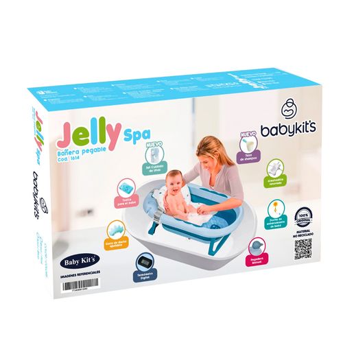 Tina Bañera JELLY SPA Con Termómetro Blue 2024
