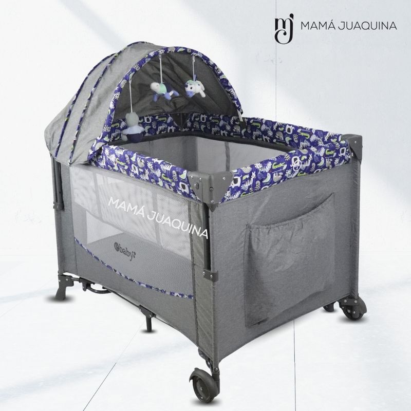 Cuna-Corral-de-Lujo-«FIYI»-Azul
