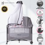 Cuna-Corral-de-Lujo-«FIYI»-Gris--Rosa