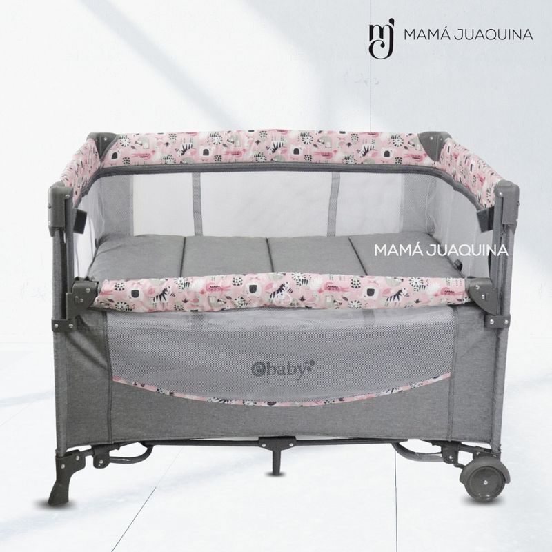 Cuna-Corral-de-Lujo-«FIYI»-Rosa