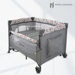 Cuna-Corral-de-Lujo-«FIYI»-Gris--Rosa