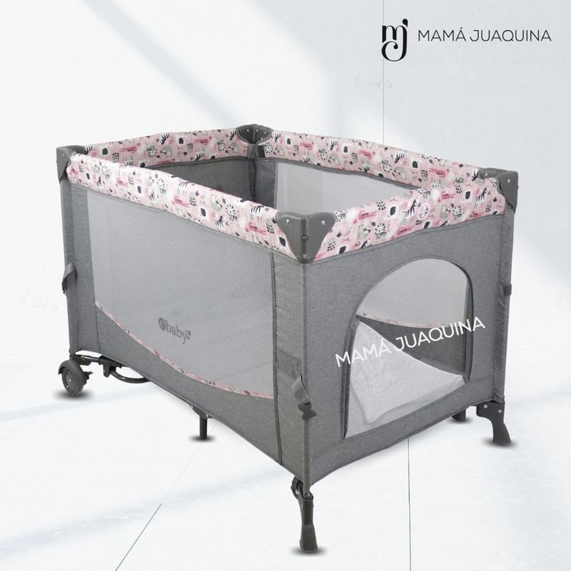 Cuna-Corral-de-Lujo-«FIYI»-Rosa