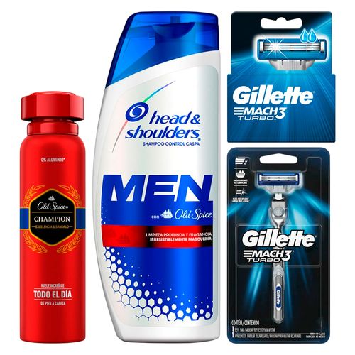 Pack X Men Sport Shampoo, Desodorante y Gillette