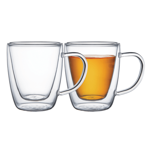 Jgo x2 tazas para café 270ml Doble Vidrio Tramontina