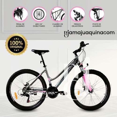 Bicicleta Deportiva Aro 24 «AURA NITRO» Rosa