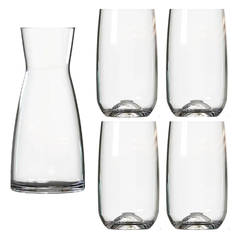 Set-de-Vasos-con-Decanter-Torino-5-Piezas-Transparente