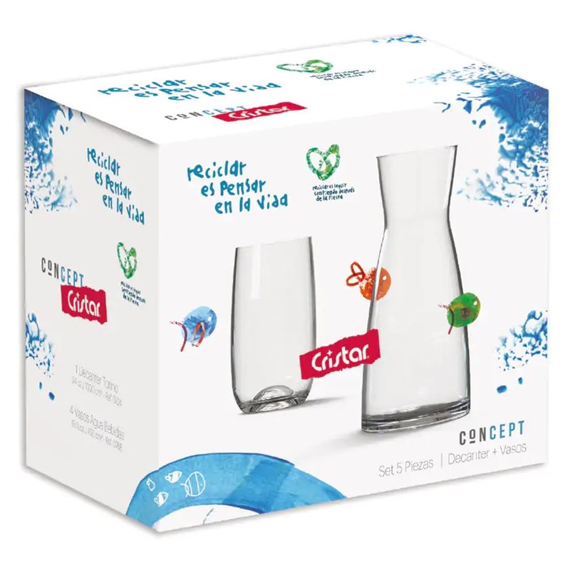Set-de-Vasos-con-Decanter-Torino-5-Piezas-Transparente