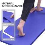 Colchoneta-Yoga-Mat-20-mm-Extra-Gruesa-con-Bolso-y-Sujetador-Pilates-Gym-Azul
