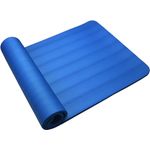 Colchoneta-Yoga-Mat-20-mm-Extra-Gruesa-con-Bolso-y-Sujetador-Pilates-Gym-Azul