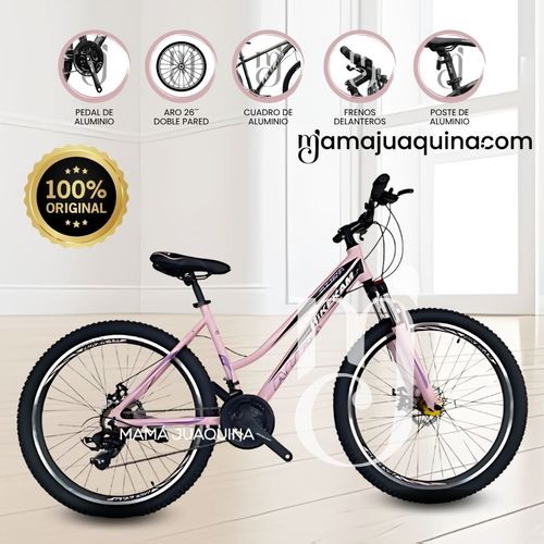 Bicicleta Deportiva Aro 26 «AURA II» Rosa