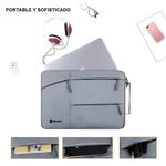 Funda-Porta-Laptop-Notebook-de-133-Pulgadas-Gris