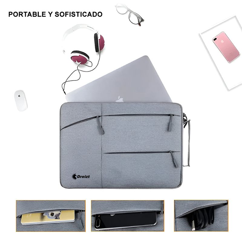Funda-Porta-Laptop-Notebook-de-133-Pulgadas-Rosado
