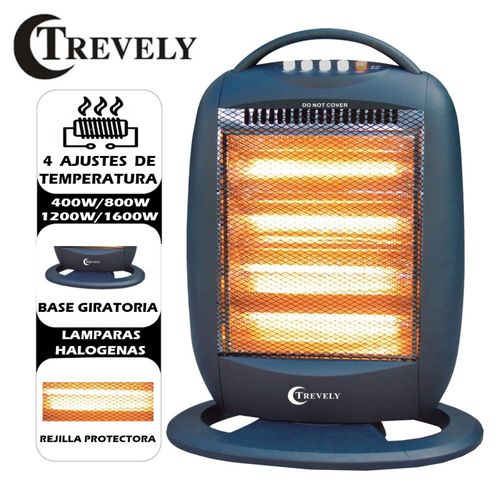 Calefactor Electrico Trevely TCH-040 1600 Watts