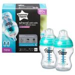 Pack-x-2-Biberon-Tommee-Tippee-con-Valvula-Anti-Colicos-150-ml---Celeste