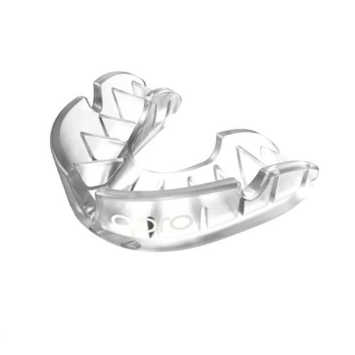 Protector Bucal OPRO Silver Transparente - Adulto