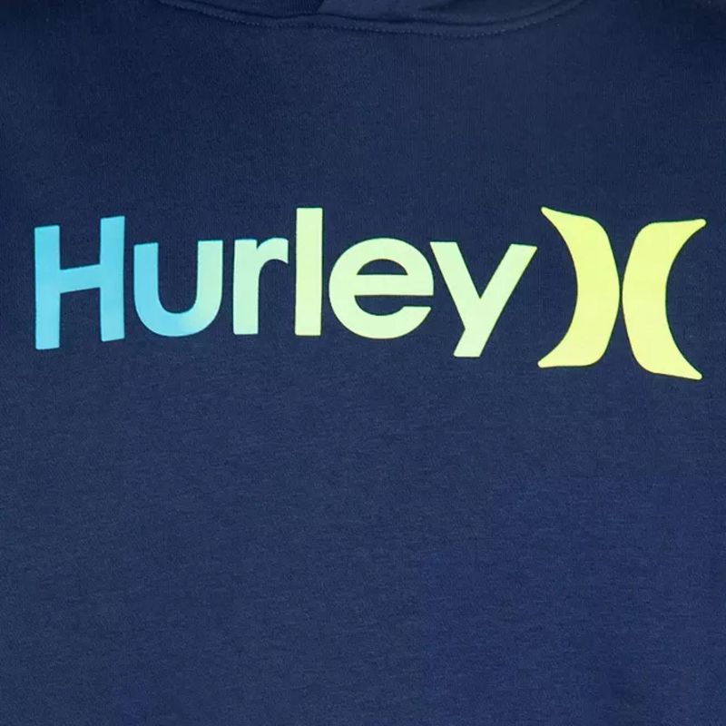 Set-Polo-y-Sudadera-con-capucha-Hurley-para-niños-Azul-marino-Gris---Talla-L