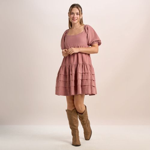 Vestido Mujer Amc Baby Cord