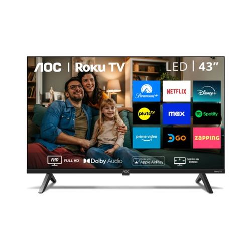 Televisor AOC 43" 43S5045 FULL HD Roku TV
