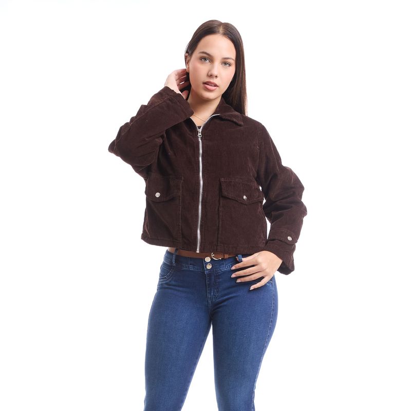Casaca Mujer Metal Chabela Corduroy Shopstar