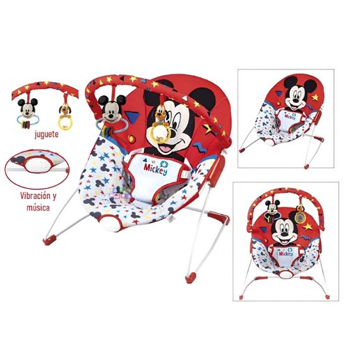 Mecedora Bouncer Mickey Mouse Vibrador Y Con Sonido