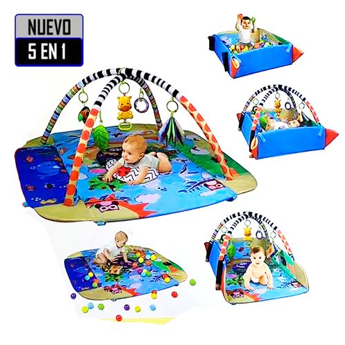 Gimnasio Ideal para Bebé 5 en 1 Azul