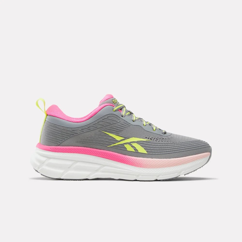 Zapatillas Reebok Mujer Gris Y Rosa Tenis Reebok Mujer Reebok Gl