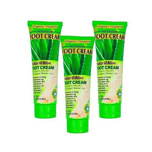 Crema Para Pies Aloe Vera 120ml Fruit Of The Wokali 3 Und