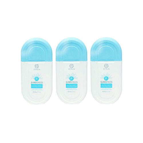 Protector Solar Hidratante Ultra Light 100gr Estelin 3 Und