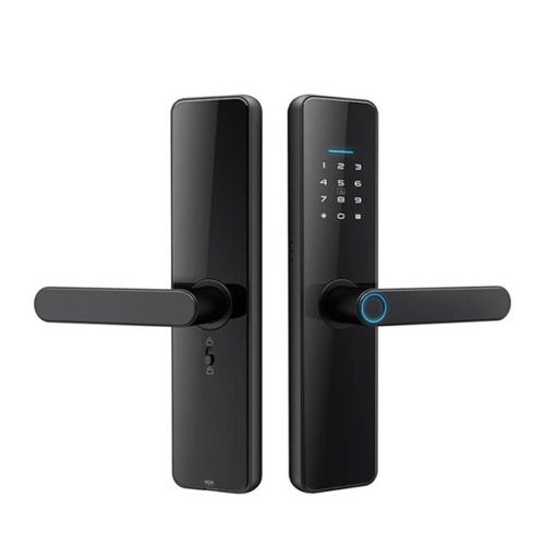 Cerradura digital smart C91 pilas AAA Huella/Tarjeta/Clave/Llave/APP bluetooth