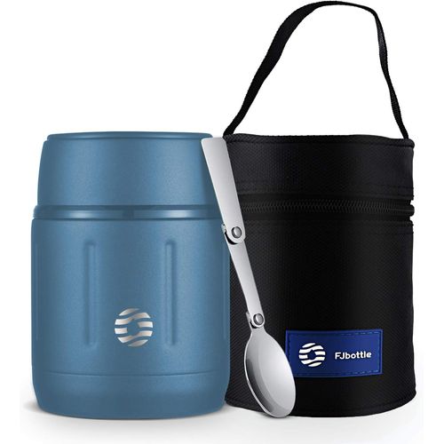 FJBottle - Termo para almuerzo 500ml de acero inoxidable - Azul Claro