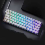 Redragon---Teclado-Dragonborn-K630W-60--Switch-Brown-Español---White