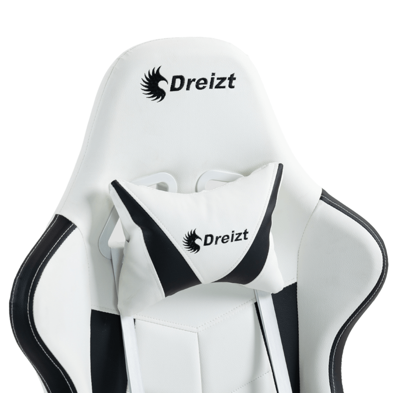 Silla-Gamer-Dreizt-Apolo-Series-Blanco-Pro-180-Alta-Calidad-Posapies---
