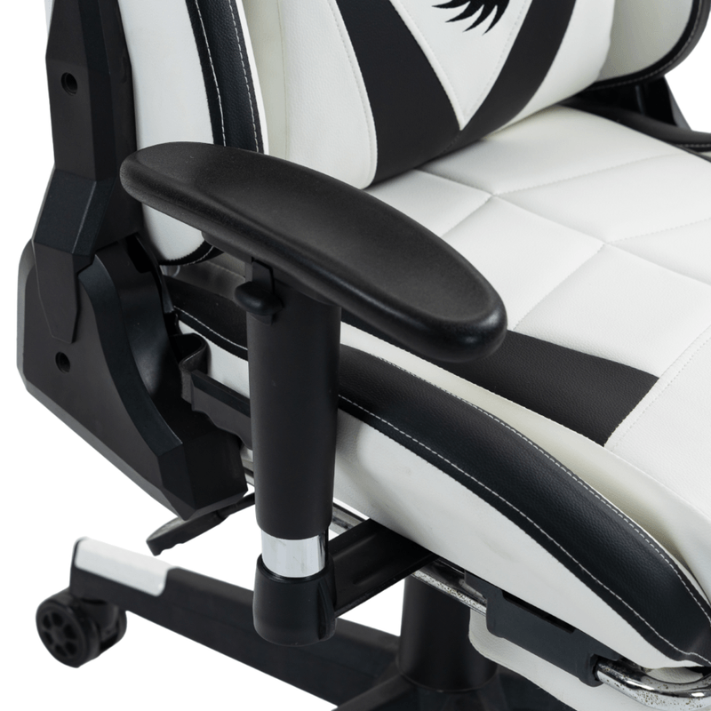 Silla-Gamer-Dreizt-Apolo-Series-Blanco-Pro-180-Alta-Calidad-Posapies---