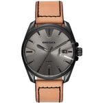 Reloj-Diesel-MS9-DZ1863-Fecha-Correa-de-Cuero-Beige-Acero-Negro-Gunmetal