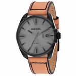 Reloj-Diesel-MS9-DZ1863-Fecha-Correa-de-Cuero-Beige-Acero-Negro-Gunmetal