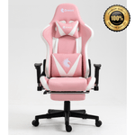 Silla-Gamer-Dreizt-Apolo-Series-Rosado-Pro-180°-Reclinable-Alta-Calidad-Con-Posapies
