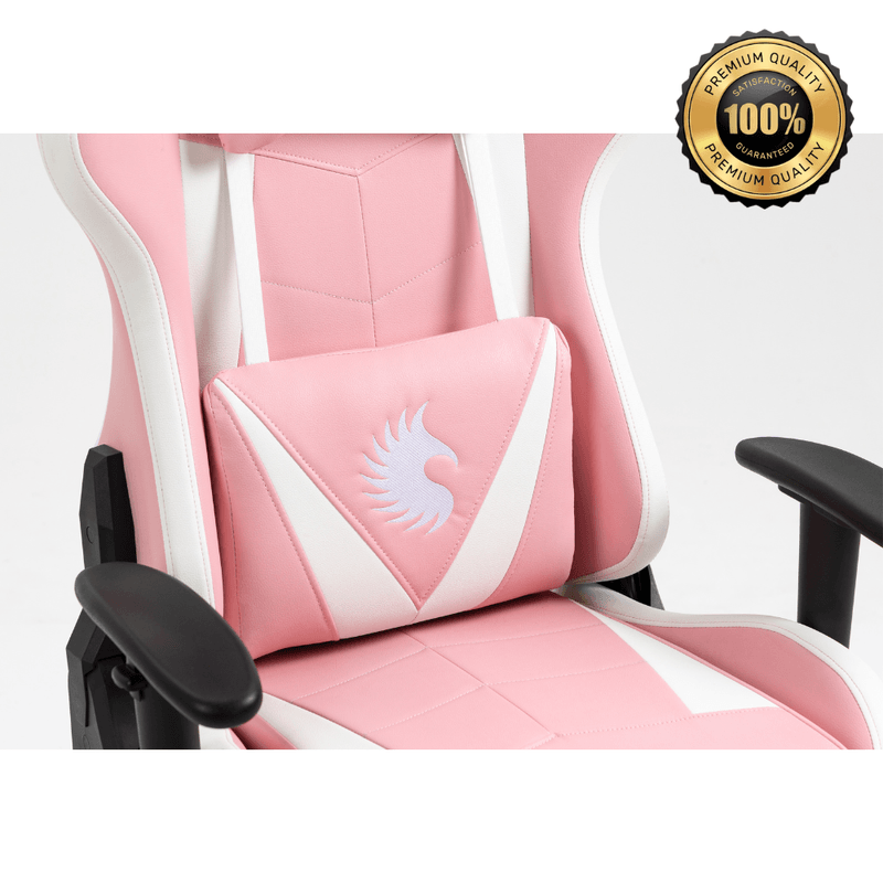 Silla-Gamer-Dreizt-Apolo-Series-Rosado-Pro-180°-Reclinable-Alta-Calidad-Con-Posapies