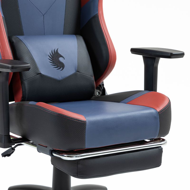 Silla-Gamer-Dreizt-Heroes-Series-Azul-Dark-Premium-Alta-Calidad-Reclinable-Con-Posapies-Gas-Lift-Clase-4